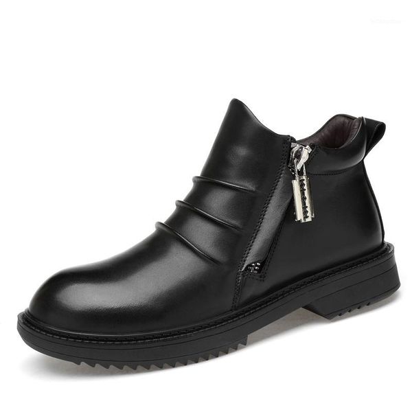 new genuine leather arrival suede leather men snow boots autumn winter warm plush men boots ankle casual 471, Black
new genuine leather arrival suede leather men snow boots autumn winter warm plush men boots ankle casual 471, Black