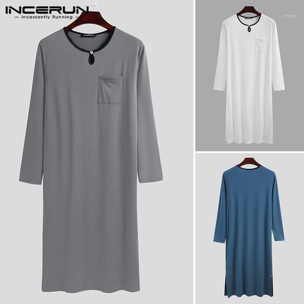 men robe homewear comfortable long sleeve v neck soft leisure nightgown breathable sleepwear solid color mens bathrobes incerun1, Black;brown
men robe homewear comfortable long sleeve v neck soft leisure nightgown breathable sleepwear solid color mens bathrobes incerun1, Black;brown