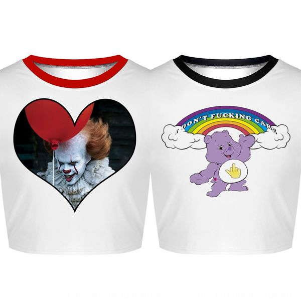 new summer 2020 clown digital print women's round neck short sleeve t-shirt casual sports t-shirt digital jacket jacket fqzpm, White
new summer 2020 clown digital print women's round neck short sleeve t-shirt casual sports t-shirt digital jacket jacket fqzpm, White