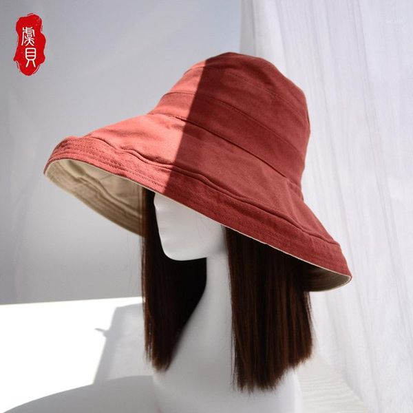 double side cotton sunscreen bucket hat women summer beach casual wide brim sun cap girl foldable fisherman visor hat with rope1, Blue;gray
double side cotton sunscreen bucket hat women summer beach casual wide brim sun cap girl foldable fisherman visor hat with rope1, Blue;gray