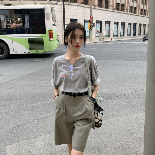 summer back personalized pattern loose work clothes casual pants t-shirt + boyfriends style chopsticks legs loose wide leg work clothes casu, Gray
summer back personalized pattern loose work clothes casual pants t-shirt + boyfriends style chopsticks legs loose wide leg work clothes casu, Gray