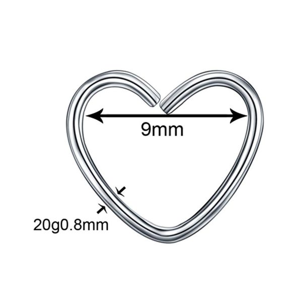 4 шт. / лот стальные daith сердце звездные кольца cz gem hartilagy trangus piercings нос обручал кольца лабрент кольцо дайт пирсинг сексуаль, Silver
4 шт. / лот стальные daith сердце звездные кольца cz gem hartilagy trangus piercings нос обручал кольца лабрент кольцо дайт пирсинг сексуаль, Silver
