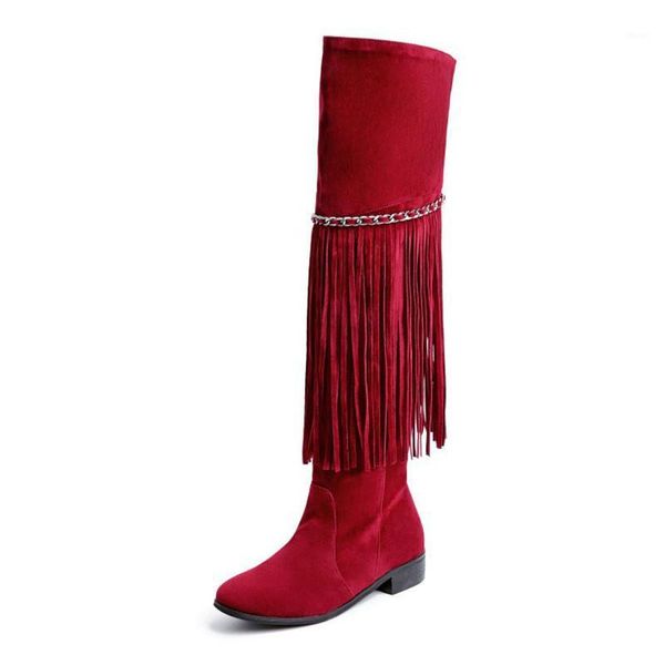 boots women thigh high 2021 ladies over the knee winter tassel low heels long plus size 34-43 xkd21171, Black
boots women thigh high 2021 ladies over the knee winter tassel low heels long plus size 34-43 xkd21171, Black