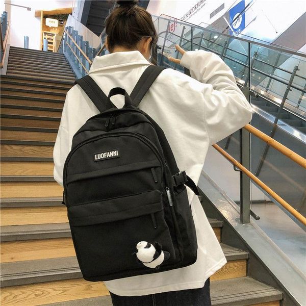 college student backpack women school bags for teenage girls simple solid nylon bookbags female preppy style bag school 2020 new
college student backpack women school bags for teenage girls simple solid nylon bookbags female preppy style bag school 2020 new