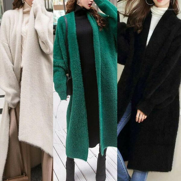 women's wool & blends casual elegant ladies women autumn winter warm long sleeve solid color loose open stitch cardigan coat outwear1, Black
women's wool & blends casual elegant ladies women autumn winter warm long sleeve solid color loose open stitch cardigan coat outwear1, Black