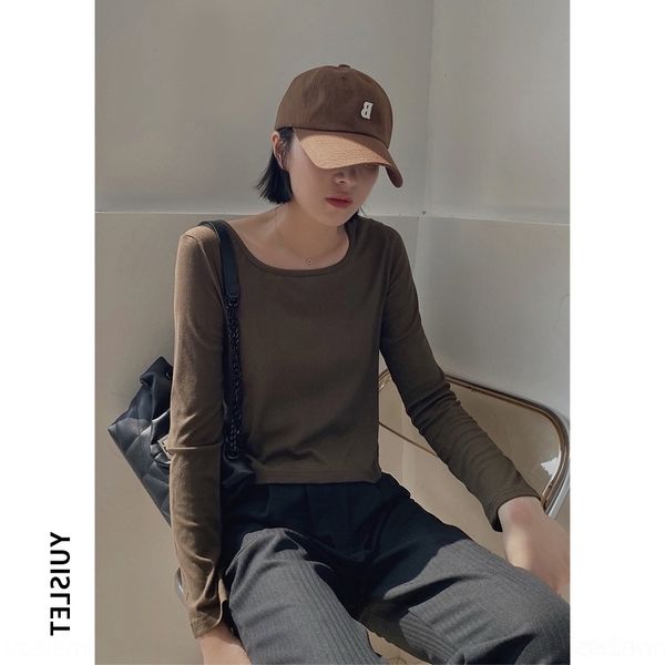 wgytn solid color women's spring and coat new round autumn short neck t-shirt with versatile t-shirt and thin t7j5c, White
wgytn solid color women's spring and coat new round autumn short neck t-shirt with versatile t-shirt and thin t7j5c, White