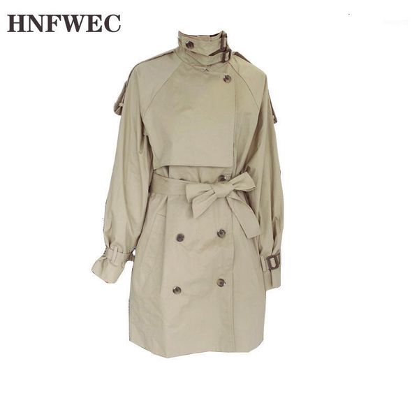 2020 autumn winter new lapel long sleeve khaki patchwork double breasted korea casual windbreaker women f5981, Tan;black
2020 autumn winter new lapel long sleeve khaki patchwork double breasted korea casual windbreaker women f5981, Tan;black