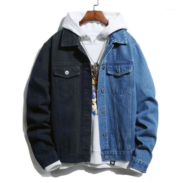 new 2021 spring mens hip hop black blue patchwork jeans jackets streetwear male solid color cotton casual denim jacket coat xxxl1, Black;brown
new 2021 spring mens hip hop black blue patchwork jeans jackets streetwear male solid color cotton casual denim jacket coat xxxl1, Black;brown