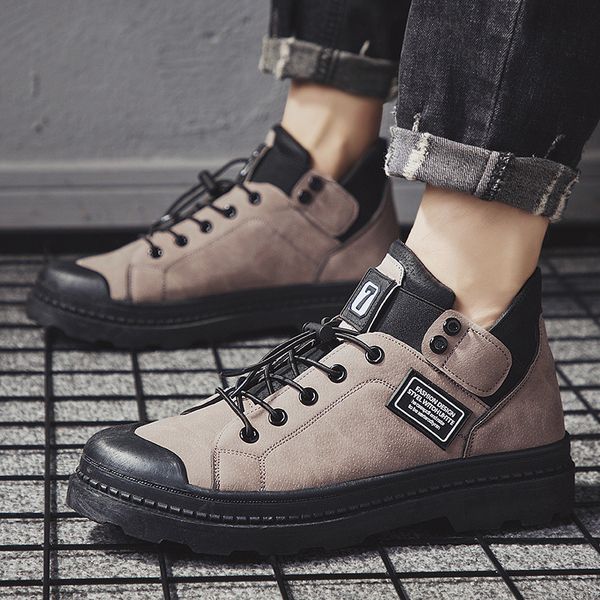 new 2019 autumn early winter shoes men boots fashion cool young men street shoes casual men ankle boots male footwear a1873 t200327, Black
new 2019 autumn early winter shoes men boots fashion cool young men street shoes casual men ankle boots male footwear a1873 t200327, Black