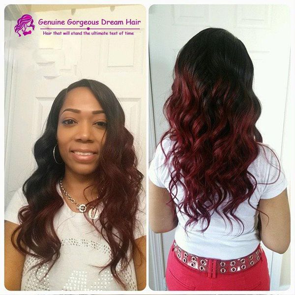 ombre full lace wig glueless color #1 99j red lace front wig human hair indian silky straight wigs with bleached konts, Black;brown
ombre full lace wig glueless color #1 99j red lace front wig human hair indian silky straight wigs with bleached konts, Black;brown