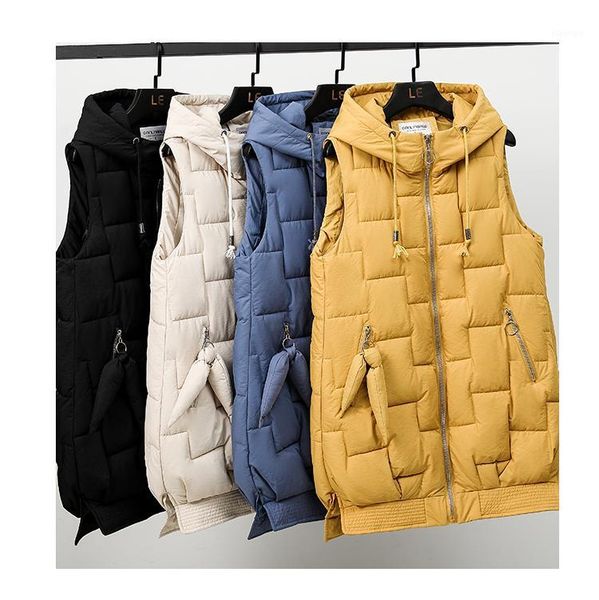 women's vests 2021 down cotton vest women's long section autumn and winte slim thickened women coats 3xl plus size1, Black;white
women's vests 2021 down cotton vest women's long section autumn and winte slim thickened women coats 3xl plus size1, Black;white