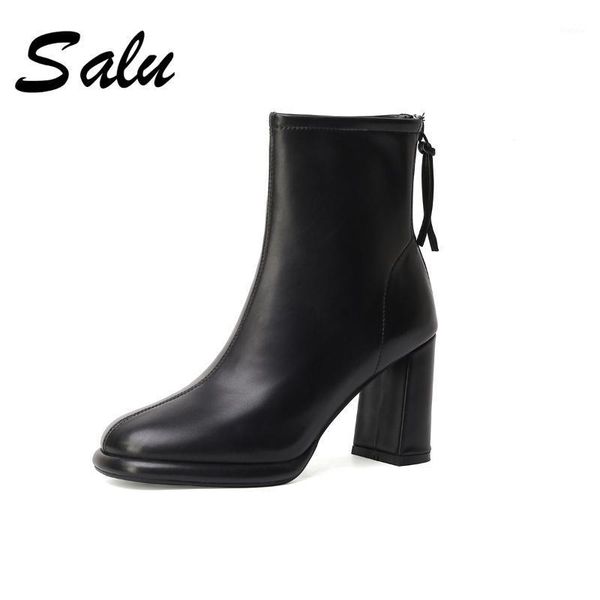 salu 2020 fashion genuine leather women's ladies platform round toe chunky heels pumps winter casual office shoes woman1, Black
salu 2020 fashion genuine leather women's ladies platform round toe chunky heels pumps winter casual office shoes woman1, Black