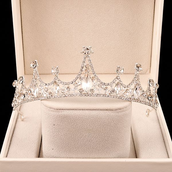little headdress bride atmosphere super immortal gift net red crown princess korean hairband wedding ceremony, Silver
little headdress bride atmosphere super immortal gift net red crown princess korean hairband wedding ceremony, Silver