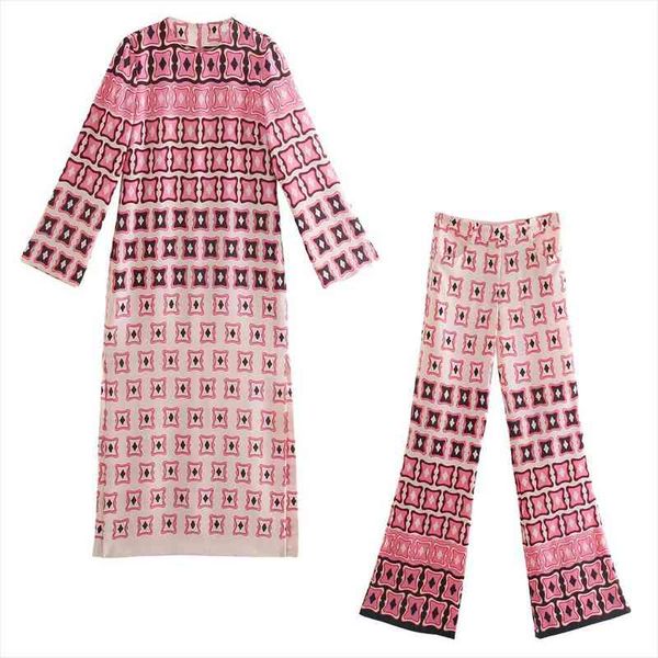 summer women two piece set geometric printed kaftan dress robe amp trousers chic lady fashion casual cozy women outfits, White
summer women two piece set geometric printed kaftan dress robe amp trousers chic lady fashion casual cozy women outfits, White