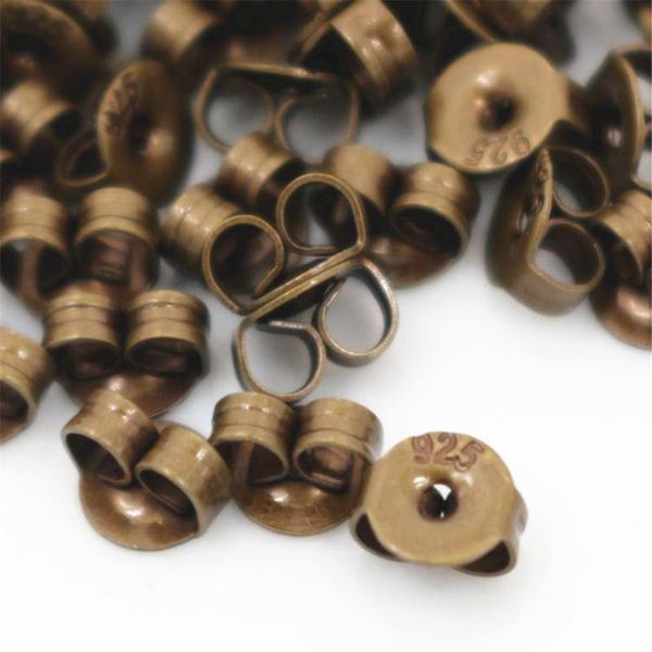 100pcs 925 silver plated rose gold color copper earring back plug earring settings base ear studs back wh jllimk, Black
100pcs 925 silver plated rose gold color copper earring back plug earring settings base ear studs back wh jllimk, Black