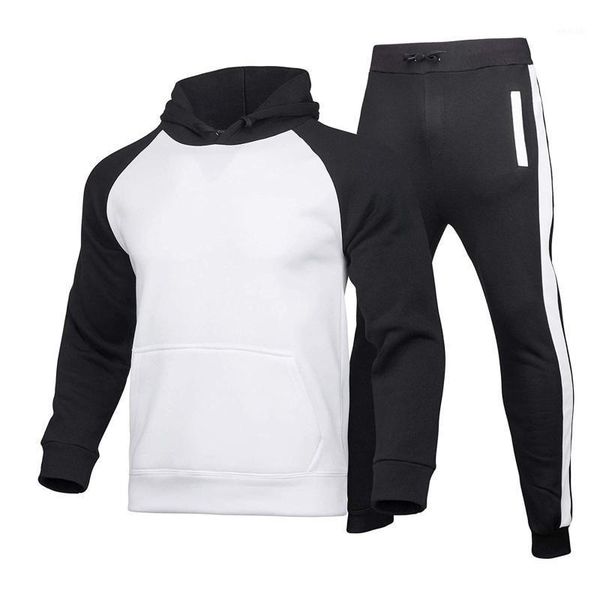 gym clothing 2 pieces sets tracksuit men winter sport wear clothes outfits set men's sweatshirt+long sweatpants #31, White;black
gym clothing 2 pieces sets tracksuit men winter sport wear clothes outfits set men's sweatshirt+long sweatpants #31, White;black