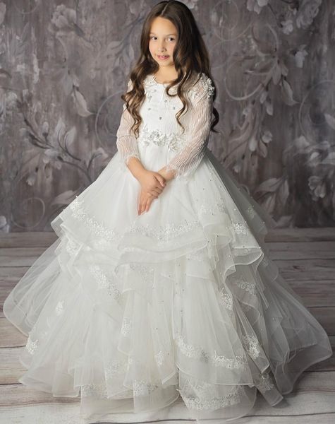 lace pearls 2020 flower girl dresses tiers tulle ball gown little girl wedding dresses communion pageant dresses gowns, White;blue
lace pearls 2020 flower girl dresses tiers tulle ball gown little girl wedding dresses communion pageant dresses gowns, White;blue