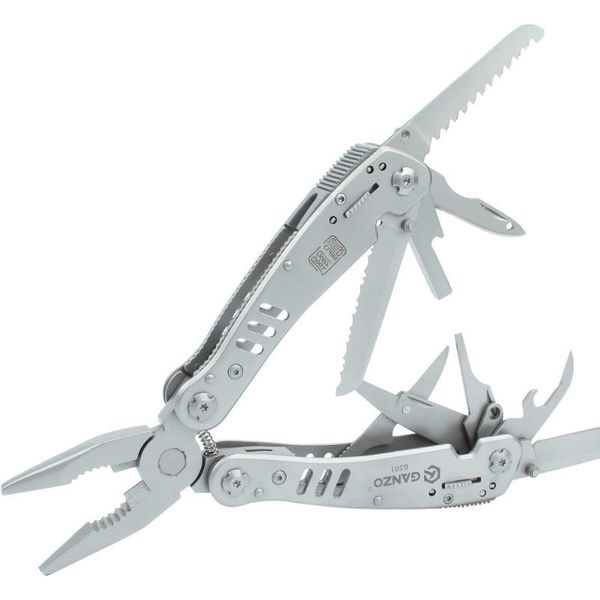 Ganzo high quality multi functional stainless steel folding plier G301 EDC combination plier multi tool with tool bag bits Y200321