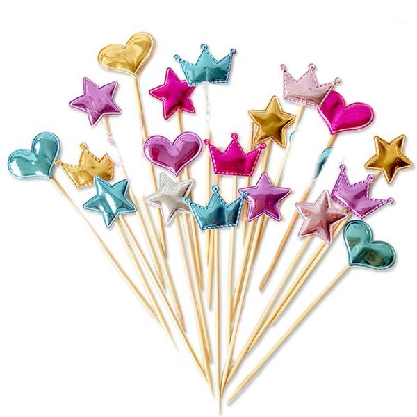 other festive & party supplies 5 pcs/lot lovely heart star crown cake er for birthday cupcake flag baby shower wedding decoration suppli
other festive & party supplies 5 pcs/lot lovely heart star crown cake er for birthday cupcake flag baby shower wedding decoration suppli