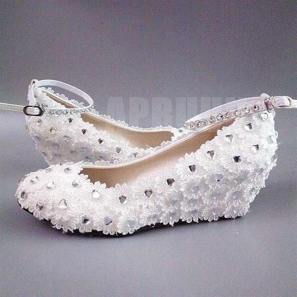 5cm wedges heel full lace pumps shoes woman ankle buckle straps crystal bridal white lace flower wedding pumps shoes bride, Black
5cm wedges heel full lace pumps shoes woman ankle buckle straps crystal bridal white lace flower wedding pumps shoes bride, Black