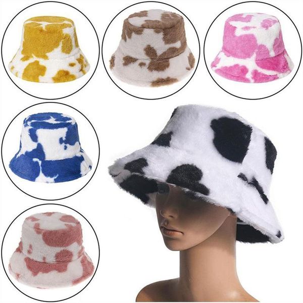 wide brim hats fashion faux fur cow print bucket women winter panama fisherman caps gorra, Blue;gray
wide brim hats fashion faux fur cow print bucket women winter panama fisherman caps gorra, Blue;gray