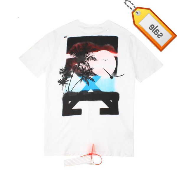 fashion brand off greek sunset coconut tree short sleeve t-shirt men and women's printed t-shirt, White;black
fashion brand off greek sunset coconut tree short sleeve t-shirt men and women's printed t-shirt, White;black