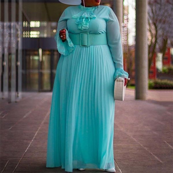 plus autumn sleeve maxi pleated dress women african ladies large big size wedding evening party long dresses vintage y200805, Black;pink
plus autumn sleeve maxi pleated dress women african ladies large big size wedding evening party long dresses vintage y200805, Black;pink