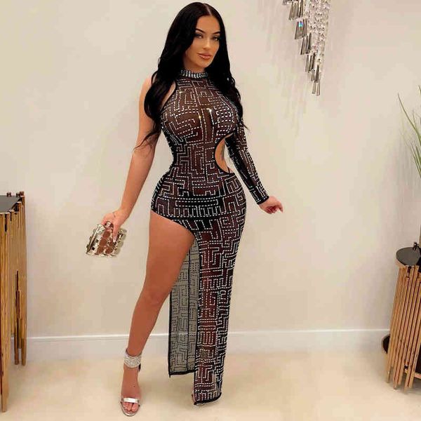 women spring and summer fashion hollow out high split sleeveless round neck drill buttock no underwear dress, Black;gray
women spring and summer fashion hollow out high split sleeveless round neck drill buttock no underwear dress, Black;gray