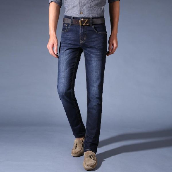 men's business jeans stretch slim four seasons pants new winter style men's pants fashion trendy denim, Blue
men's business jeans stretch slim four seasons pants new winter style men's pants fashion trendy denim, Blue