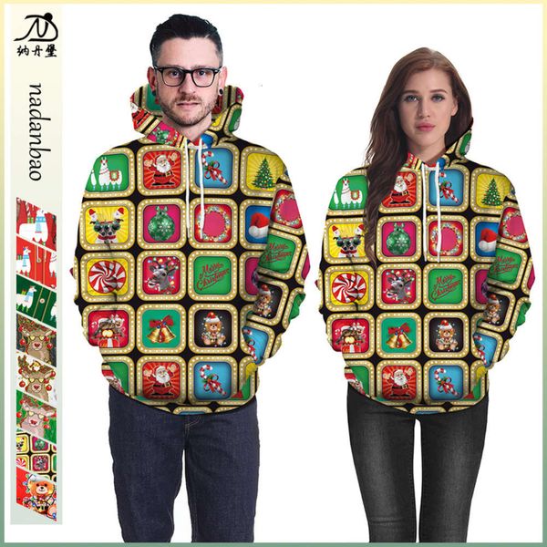 new style selling reindeer 3d printing hooded loose pullover couple's sweater, Gray
new style selling reindeer 3d printing hooded loose pullover couple's sweater, Gray