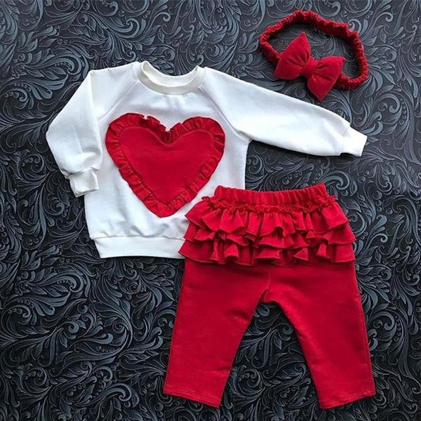 clothing sets kids baby girl clothes set for autumn long sleeve sweatshirt pants headband 3pcs toddler outfits, White
clothing sets kids baby girl clothes set for autumn long sleeve sweatshirt pants headband 3pcs toddler outfits, White