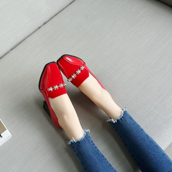 oversized ladies high heels women shoes woman pumps square headrough heeled high heeled single shoes, Black
oversized ladies high heels women shoes woman pumps square headrough heeled high heeled single shoes, Black