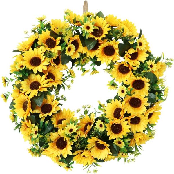 decorative flowers & wreaths in the spring of simulation sunflowers holiday wreath wall act role door ornaments
decorative flowers & wreaths in the spring of simulation sunflowers holiday wreath wall act role door ornaments