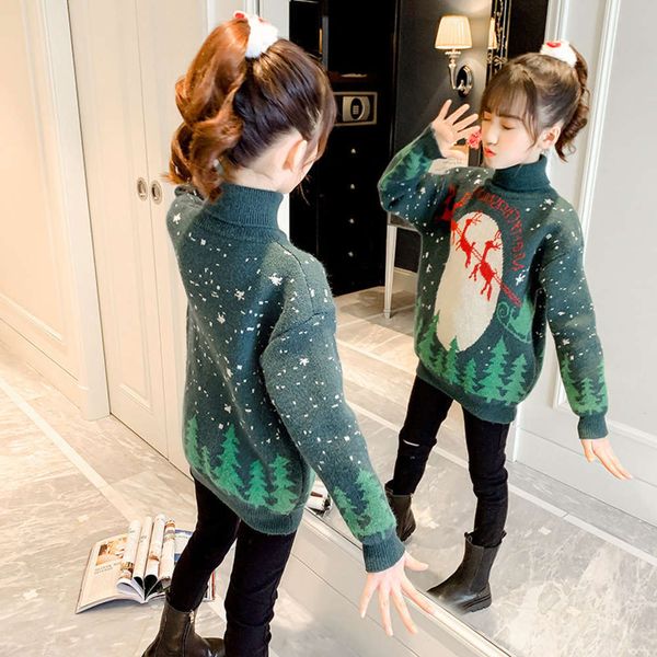 autumn winter new girls' 2020 thickened sle christmas children's mink cashmere sweater with high collar and bottom cqz1, Blue
autumn winter new girls' 2020 thickened sle christmas children's mink cashmere sweater with high collar and bottom cqz1, Blue