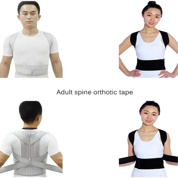 adjustable back support belt men women adjustable posture corrector lumbar back support brace breathable belt vest, Black;blue
adjustable back support belt men women adjustable posture corrector lumbar back support brace breathable belt vest, Black;blue