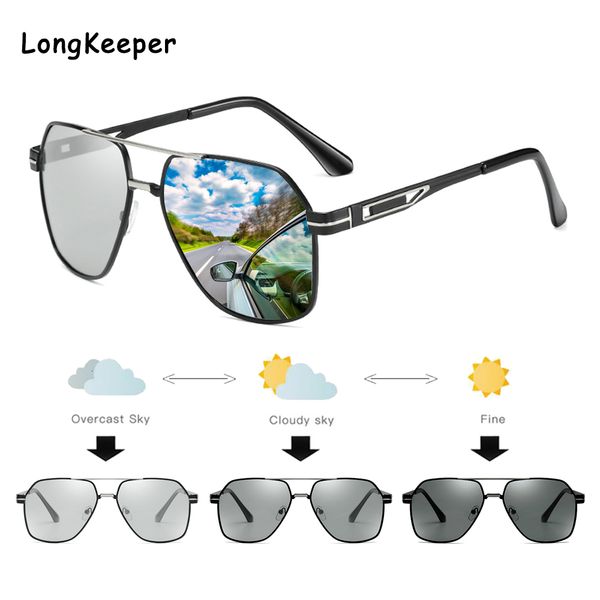 vinateg pilot polarized sunglaases men pchromic chameleon sunglass men's sun glasses for night driving fishing sports gafas, White;black
vinateg pilot polarized sunglaases men pchromic chameleon sunglass men's sun glasses for night driving fishing sports gafas, White;black