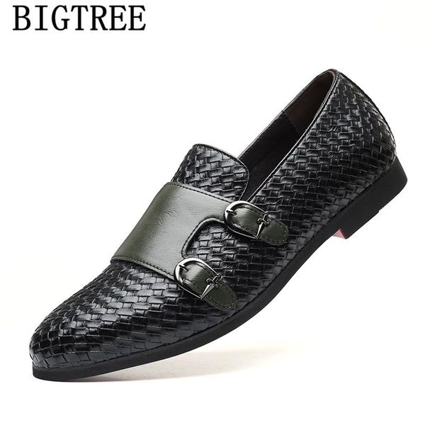 dress shoes double monk strap loafers men coiffeur luxury leather plus size italian zapatos formales hombre, Black
dress shoes double monk strap loafers men coiffeur luxury leather plus size italian zapatos formales hombre, Black