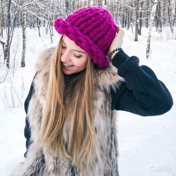 women winter knitted beanies hat thick soft warm coarse large knitted solid female ski bonnet skullies beanies hat cap, Blue;gray
women winter knitted beanies hat thick soft warm coarse large knitted solid female ski bonnet skullies beanies hat cap, Blue;gray
