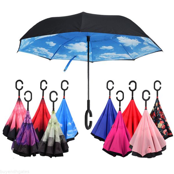 105cm non-automatic double reverse sunny and rainy long-handle umbrella pongee for outdoor rainy day portable humanize
105cm non-automatic double reverse sunny and rainy long-handle umbrella pongee for outdoor rainy day portable humanize