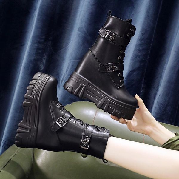 round toe boots women new 2020 brand women's shoes zipper booties ladies fashion autumn rock high heel leather lolita, Black
round toe boots women new 2020 brand women's shoes zipper booties ladies fashion autumn rock high heel leather lolita, Black