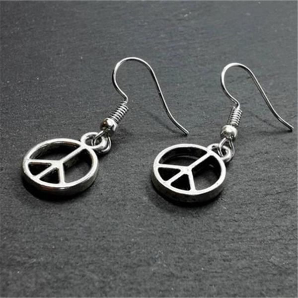 dangle & chandelier mini peace sign drop earrings, miniature handmade jewellery, anti-war, hippy, charm, hippie, 60's, anti-bomb, Silver
dangle & chandelier mini peace sign drop earrings, miniature handmade jewellery, anti-war, hippy, charm, hippie, 60's, anti-bomb, Silver