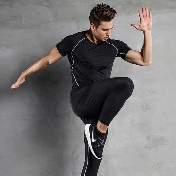 quick summer 2020 new sportswear men's dry two three piece suit running tights set, Gray
quick summer 2020 new sportswear men's dry two three piece suit running tights set, Gray