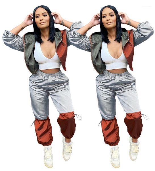 tracksuits women clothing autumn womens two piece pants long sleeve panelled cardgian coat 2pcs set fashion casual sexy, White
tracksuits women clothing autumn womens two piece pants long sleeve panelled cardgian coat 2pcs set fashion casual sexy, White
