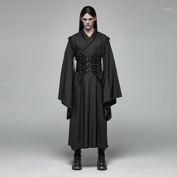 punk rave men dark punk han elements coat dark stripe woven imitation suede pu leather buckle loose adjustable girdle jacket1, Tan;black
punk rave men dark punk han elements coat dark stripe woven imitation suede pu leather buckle loose adjustable girdle jacket1, Tan;black