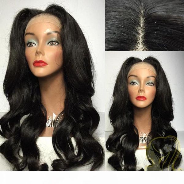 glueless silk full lace wigs natural hairline brazilian human hair wavy middle part lace front wigs, Black;brown
glueless silk full lace wigs natural hairline brazilian human hair wavy middle part lace front wigs, Black;brown