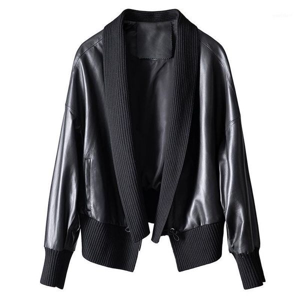 real genuine leather jacket women 2020 new arrival fashion design autumn winter netural sheep skin cardigan coat outerwear 1, Black
real genuine leather jacket women 2020 new arrival fashion design autumn winter netural sheep skin cardigan coat outerwear 1, Black