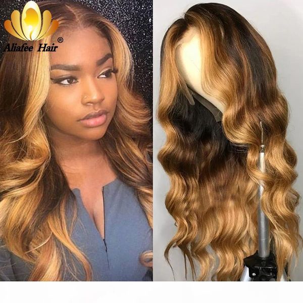 aliafee transparent highlight body wave colored wigs pre plucked lace front human hair wigs ombre t part wig for black women, Black;brown
aliafee transparent highlight body wave colored wigs pre plucked lace front human hair wigs ombre t part wig for black women, Black;brown