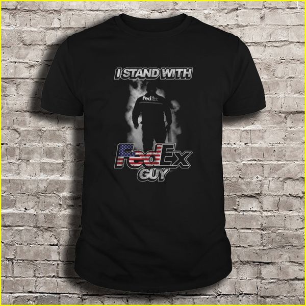 men t shirt i stand with fedex guy women t-shirt sport hooded sweatshirt hoodie