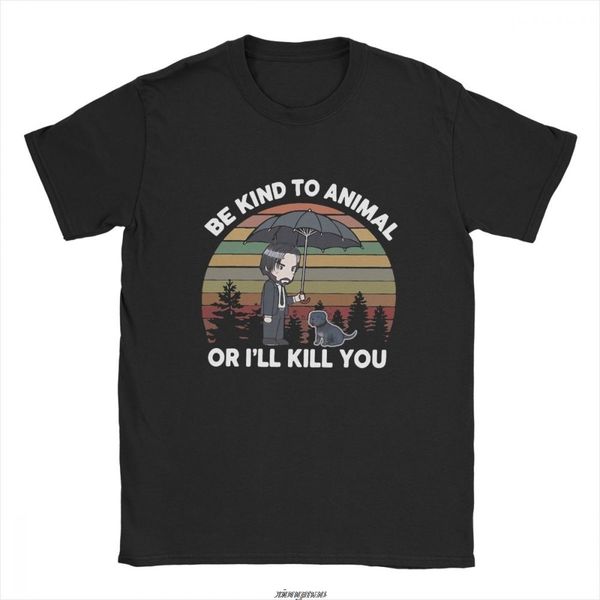sport men's t-shirt john wick t shirt be kind to animals or i'll kill you novelty tee shirt graphic printed clothing
sport men's t-shirt john wick t shirt be kind to animals or i'll kill you novelty tee shirt graphic printed clothing