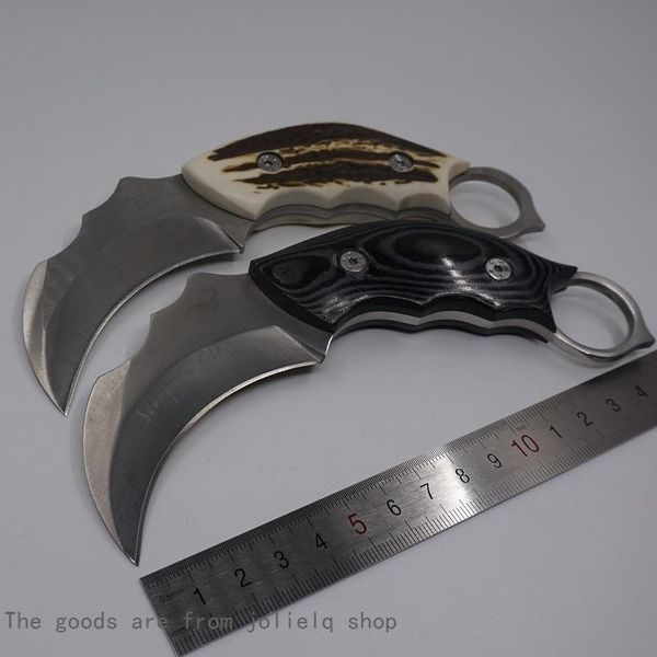 resin knife scorpion outdoor balde micarta claw aus-8a handle camping survival knives fixed blade hunting karambit knife with leather qynf f
resin knife scorpion outdoor balde micarta claw aus-8a handle camping survival knives fixed blade hunting karambit knife with leather qynf f